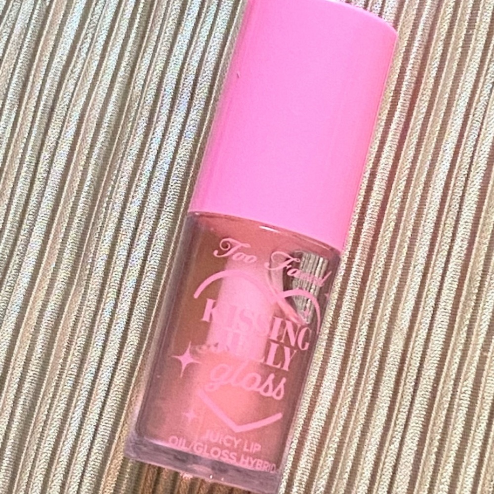 TOO FACED KISSING JELLY JUICY LIP OIL PINK SHERBET full size